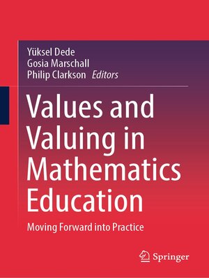 cover image of Values and Valuing in Mathematics Education